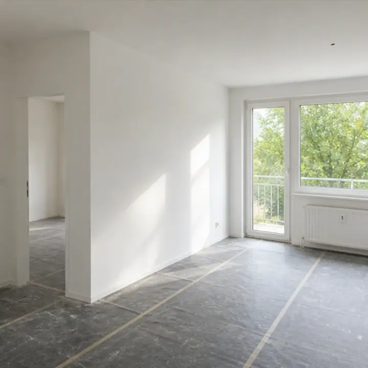 Fertige Trockenbaufläche – Symbolbild
