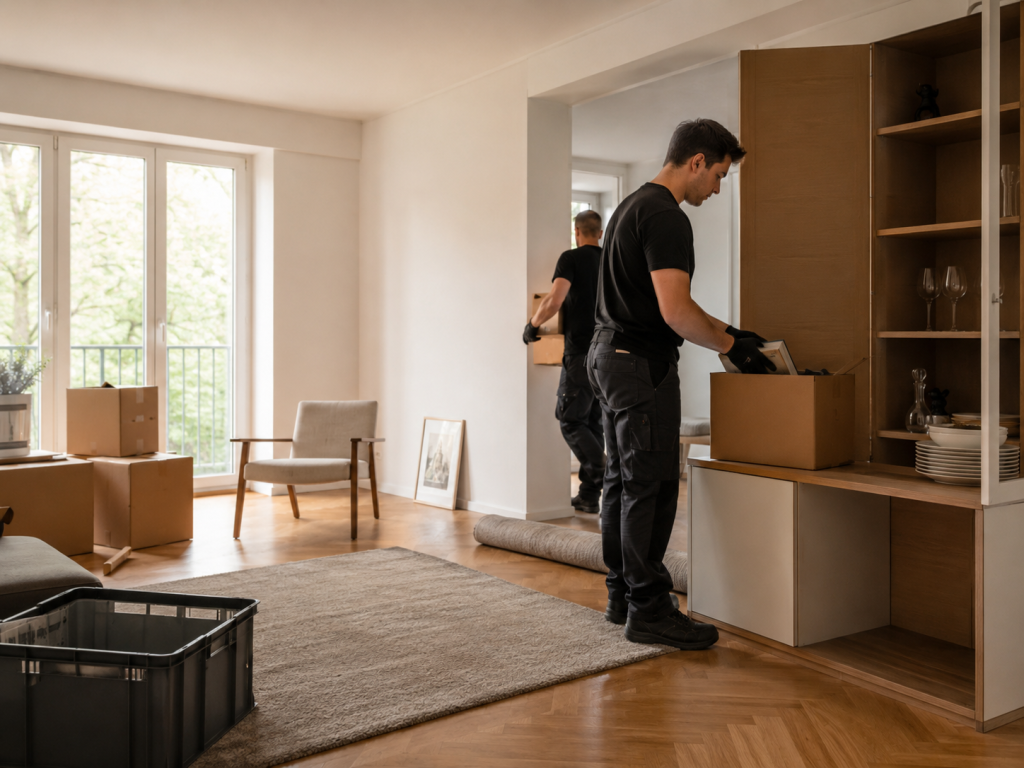 NovaHaus Köln bei der Räumung und Objektvorbereitung einer Wohnung für Erben und Nachlass