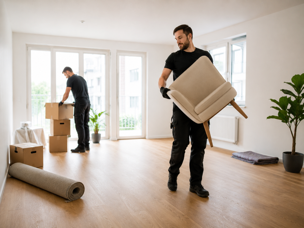 NovaHaus Köln bei der Räumung und Vorbereitung einer Wohnung für Vermieter und Wohnungswechsel